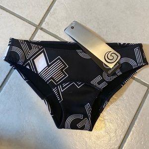 NWT Glidesoul print neoprene bikini bottoms